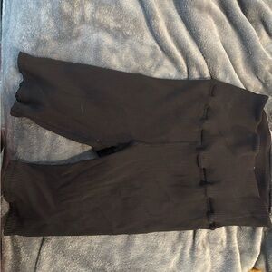 Love Tree Black Ribbed Pants